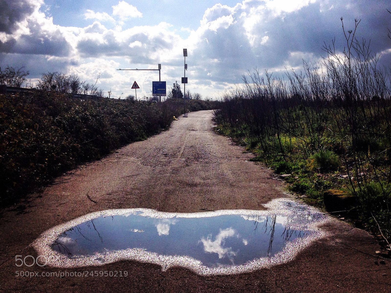 Apple iPhone 5c sample photo. Cielo pozzanghera photography