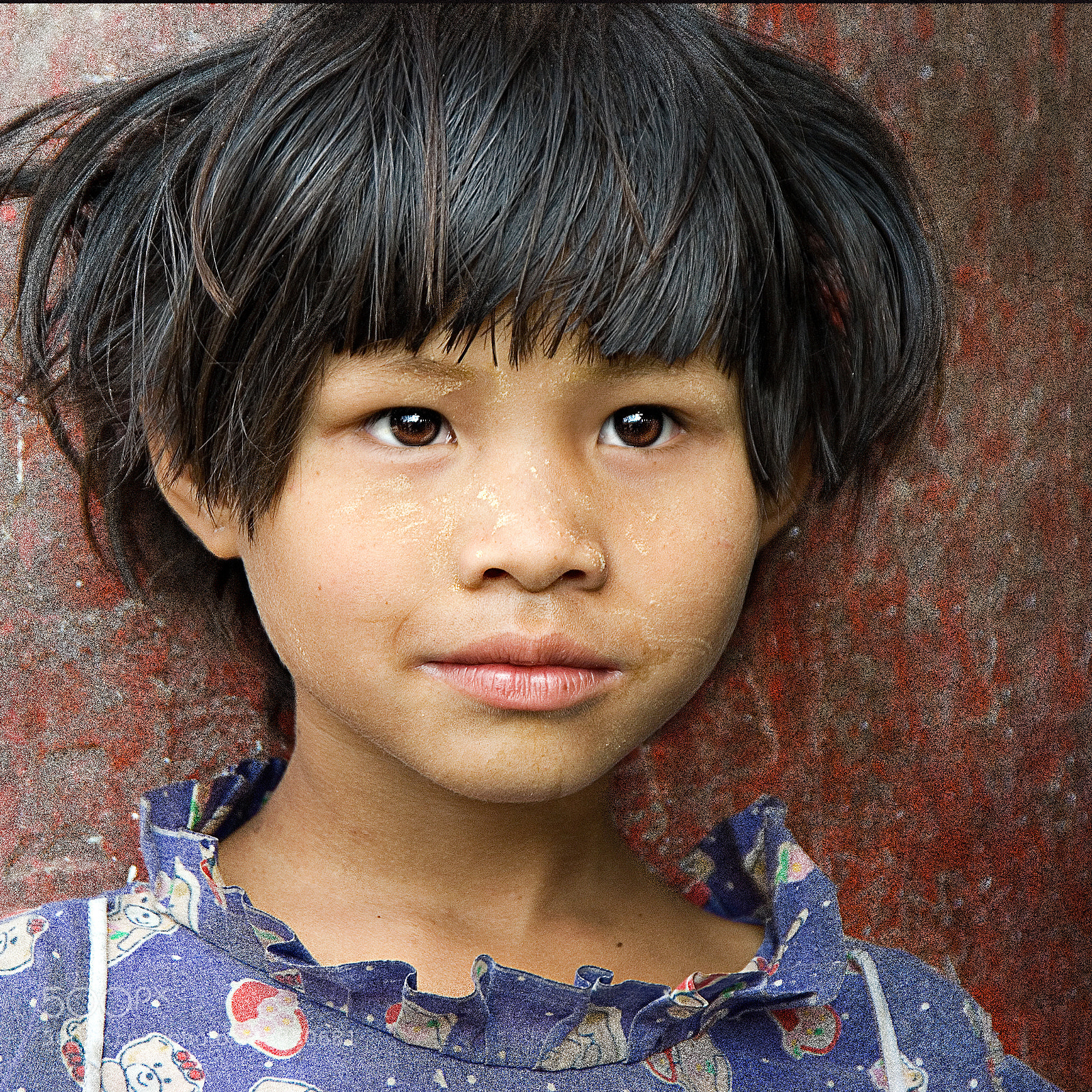 Nikon D200 sample photo. Market portrait 1, myanmar photography