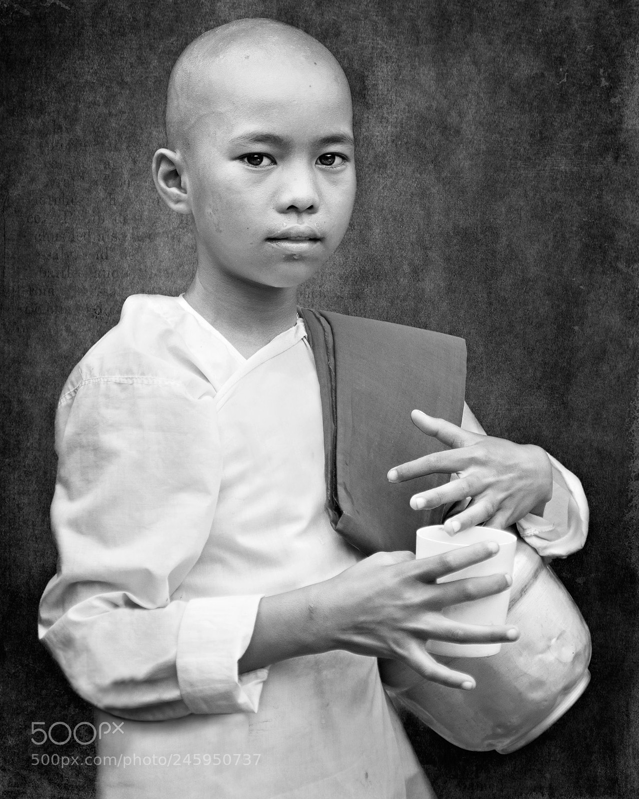Nikon D200 sample photo. Burma nun, myanmar photography