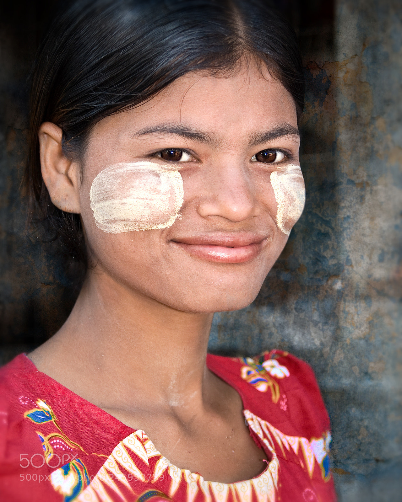 Nikon D200 sample photo. Market girl, myanmar photography