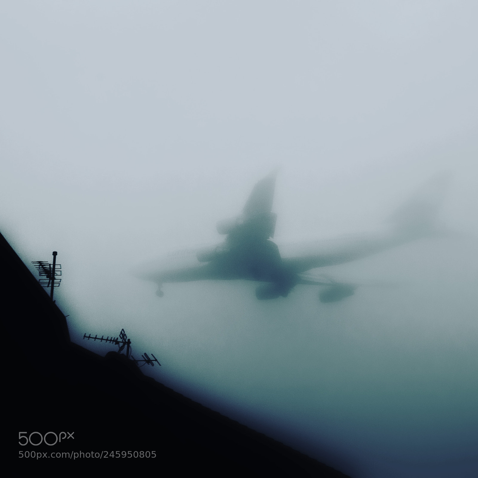 Pentax K-50 sample photo. Foggy approach photography