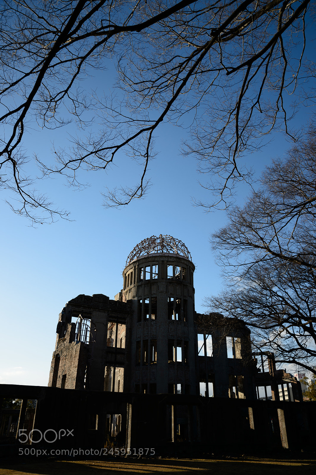 Nikon Df sample photo. Atomic bomb dome photography