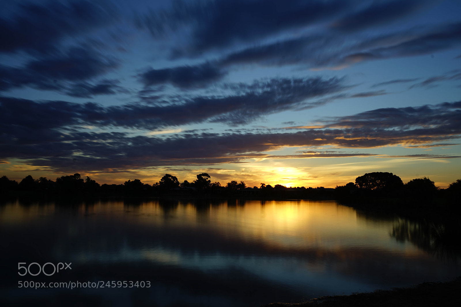 Sony a7 II sample photo. Blueish sunset photography