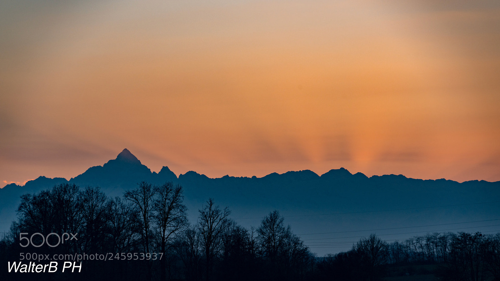 Sony a7R II sample photo. Tramonto sul monviso photography