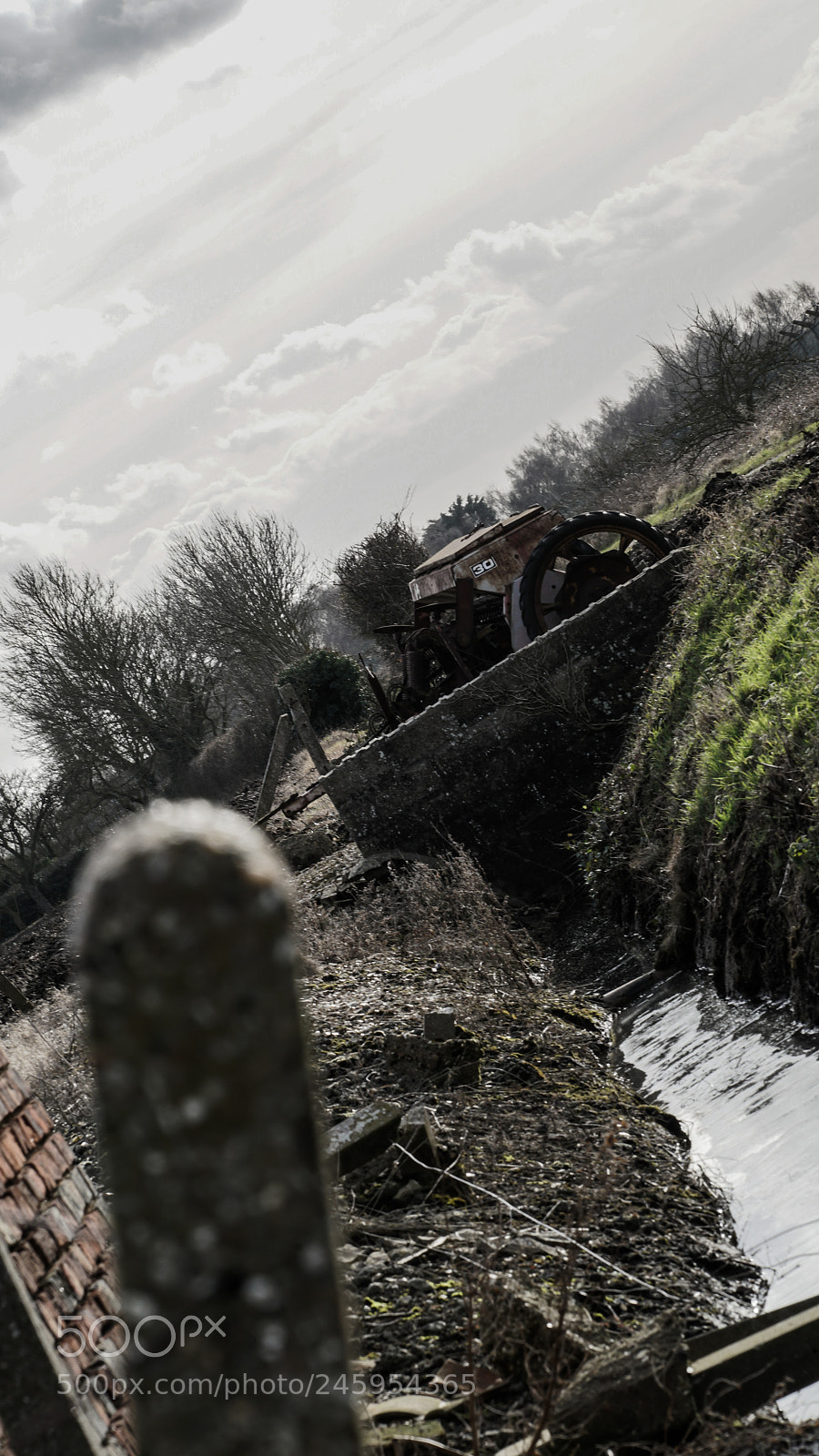 Sony a7R II sample photo. Bridge to the farm photography