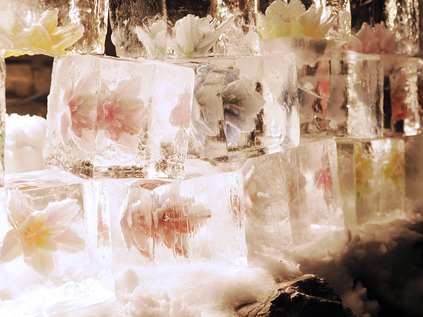 Olympus OM-D E-M1 Mark II sample photo. Ice cube 奈良井宿 | naraijyuku photography