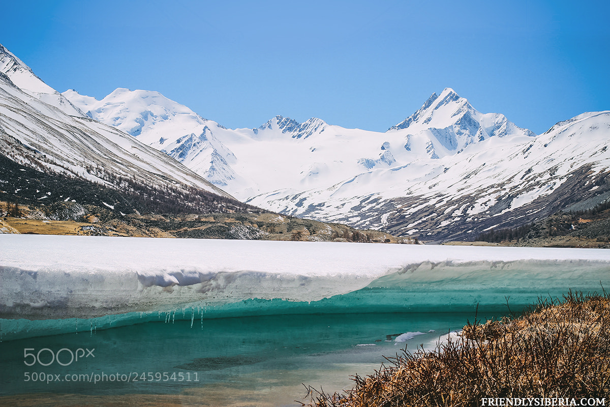 Canon EOS 600D (Rebel EOS T3i / EOS Kiss X5) sample photo. Mountain landscape, glacier river photography