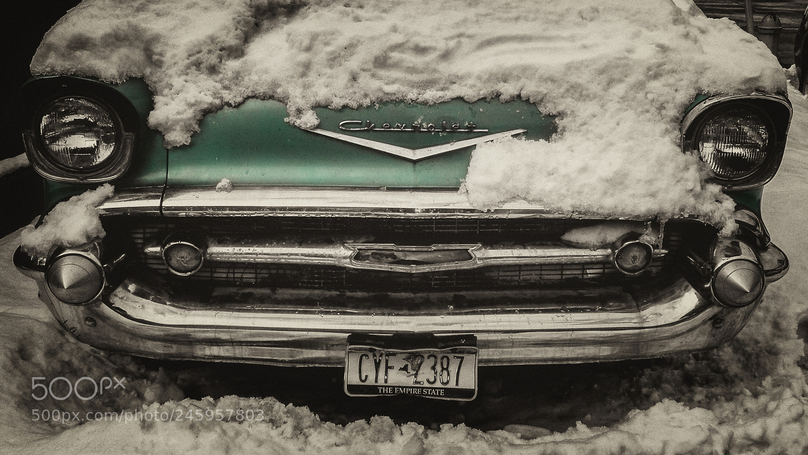 Nikon Coolpix P80 sample photo. Chevrolet bel air 1957 photography
