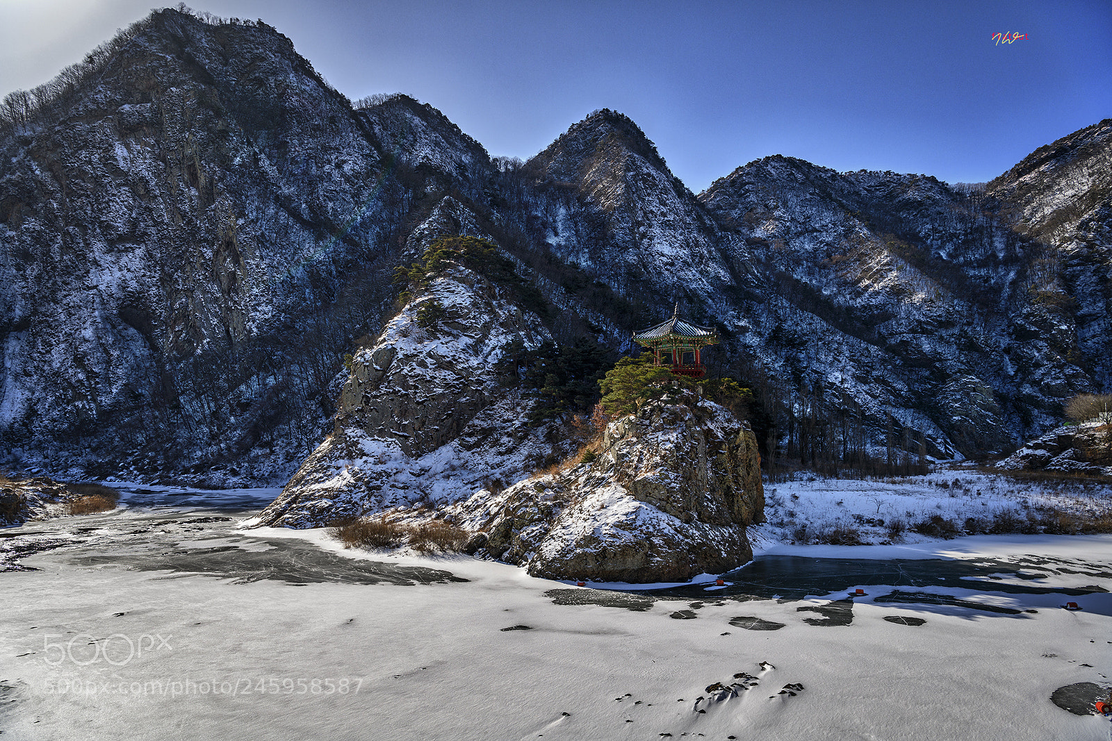 Nikon D850 sample photo. 월류봉의 겨울 photography