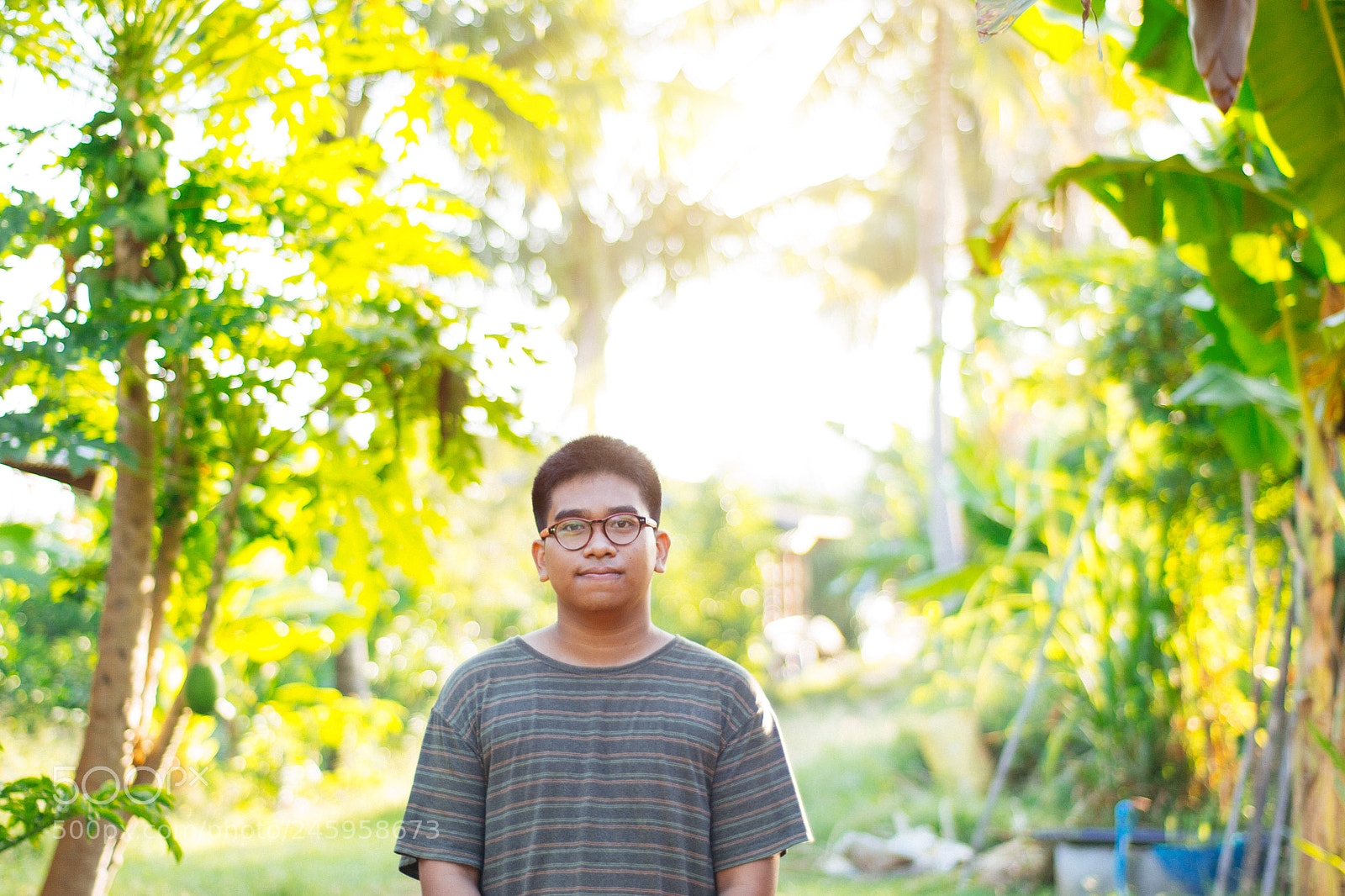 Nikon D3100 sample photo. Famer guy smile widely photography