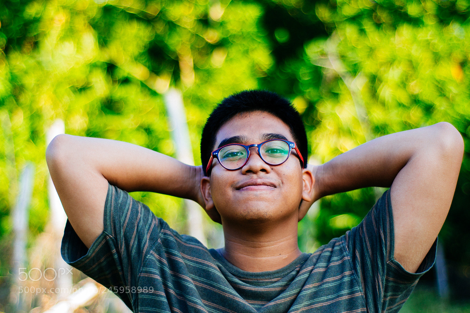 Nikon D3100 sample photo. Famer guy smile widely photography