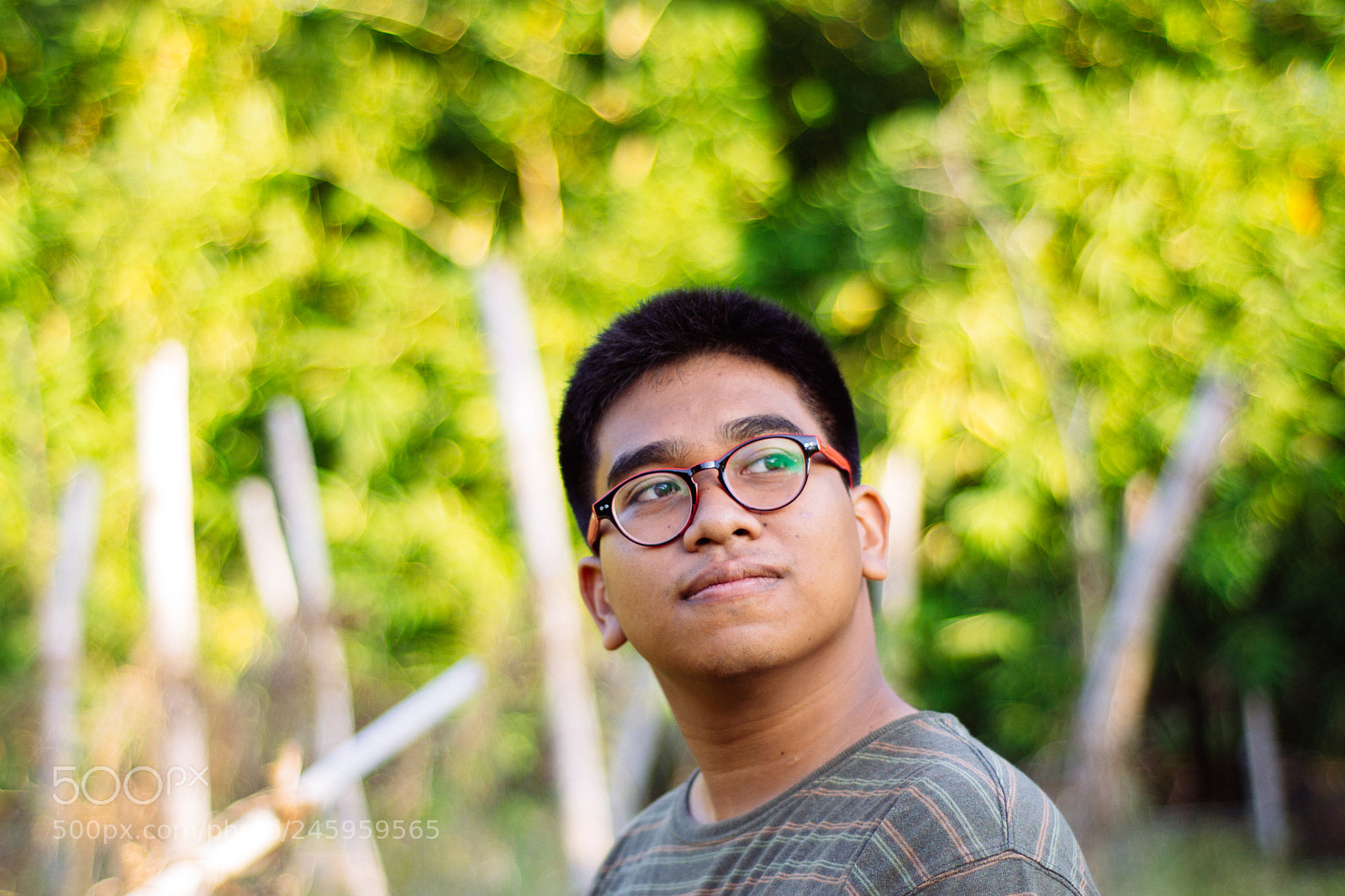 Nikon D3100 sample photo. Famer guy smile widely photography