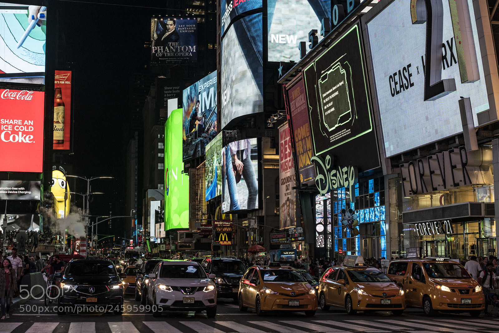 Sony a7R sample photo. Times square photography