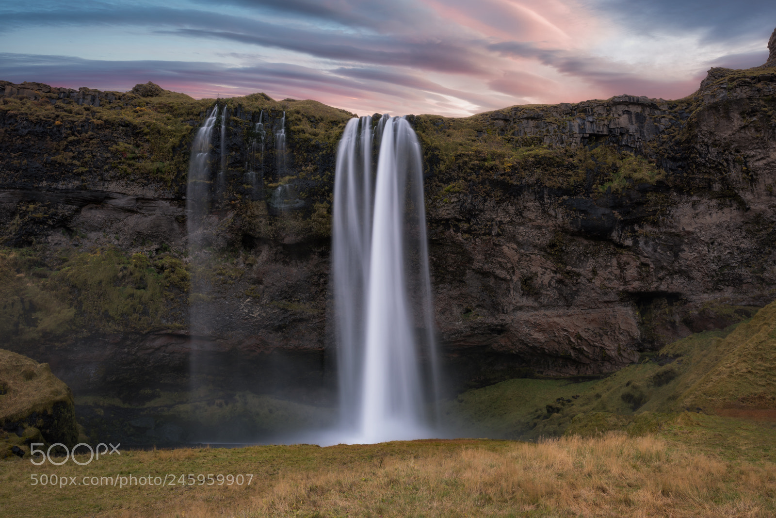 Nikon D810 sample photo. Lenticular clouds over seljalandsfoss photography