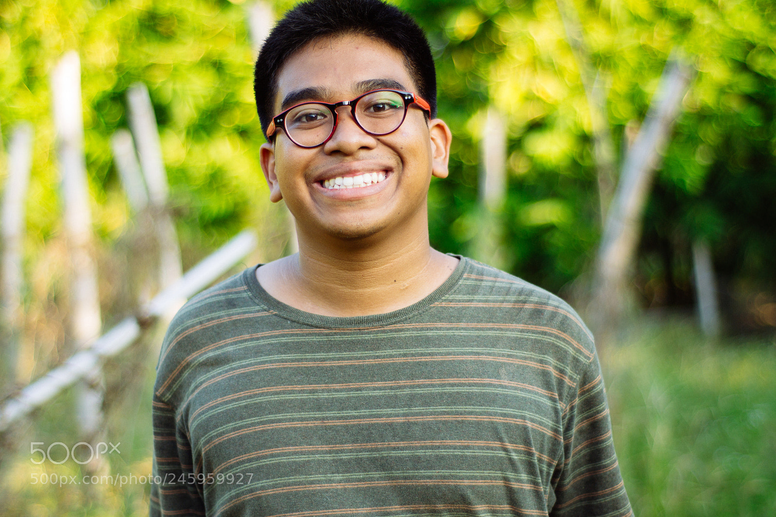 Nikon D3100 sample photo. Famer guy smile widely photography