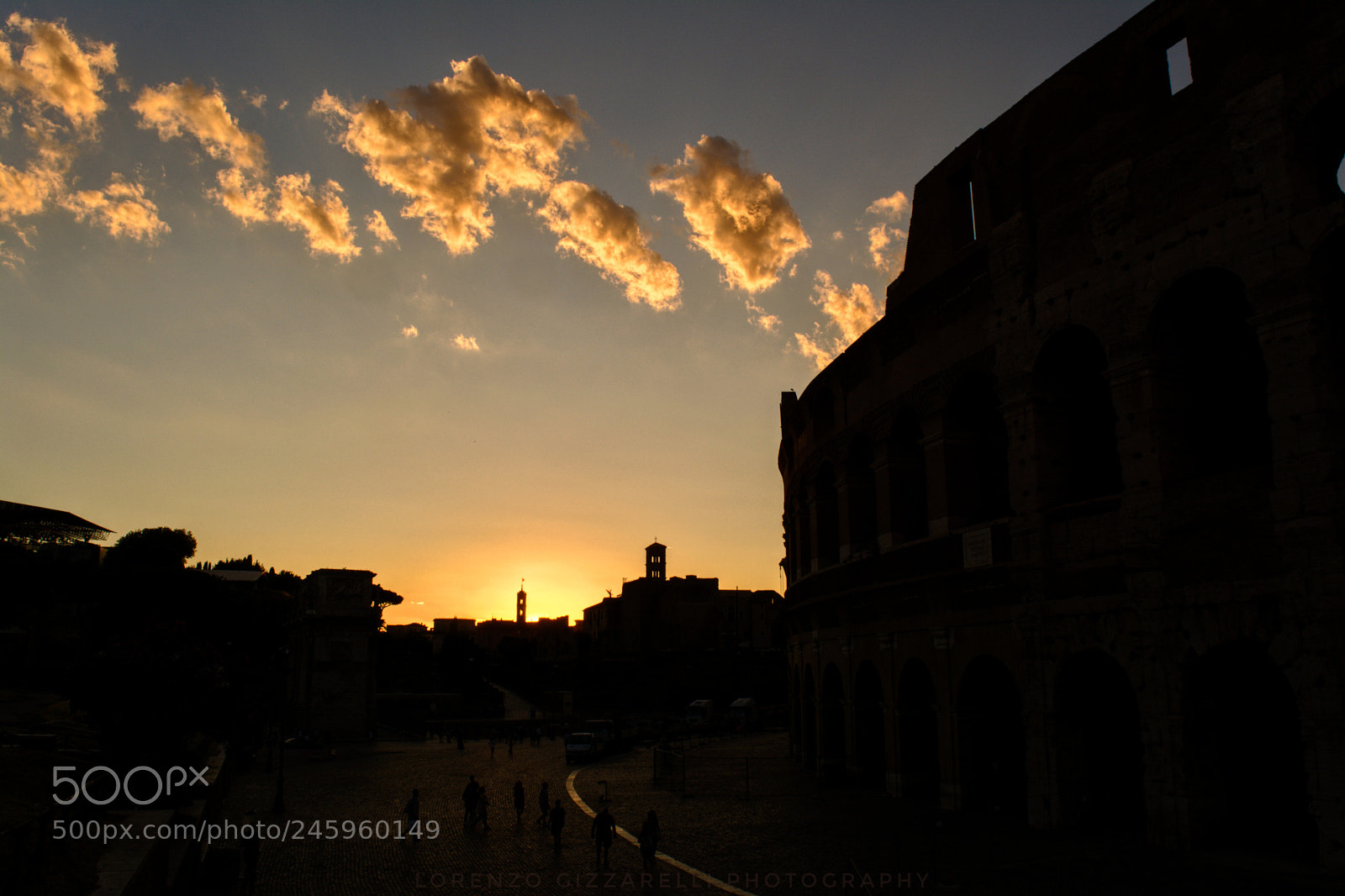 Nikon D5200 sample photo. Sunset in rome photography