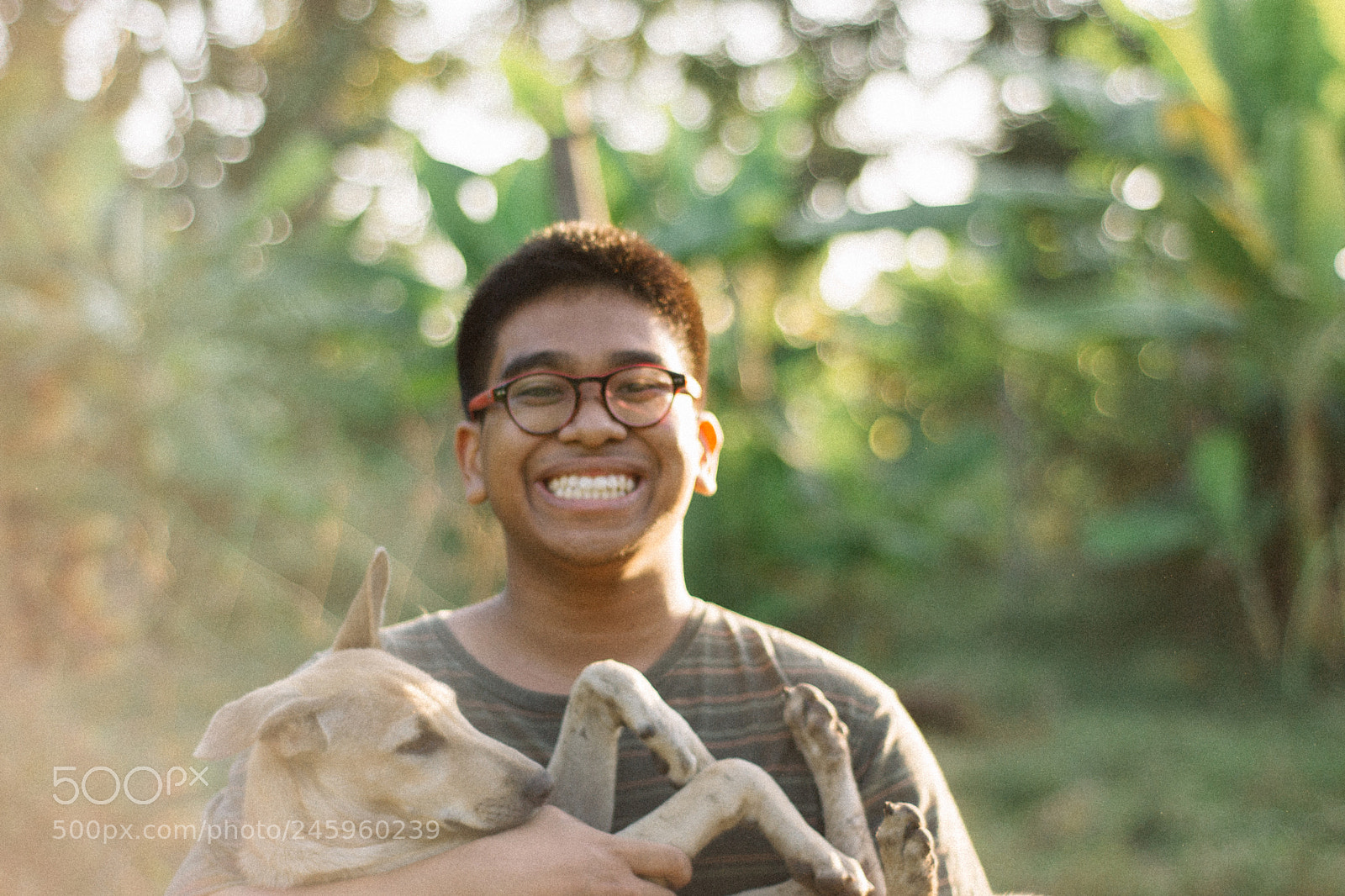 Nikon D3100 sample photo. Famer guy smile widely photography
