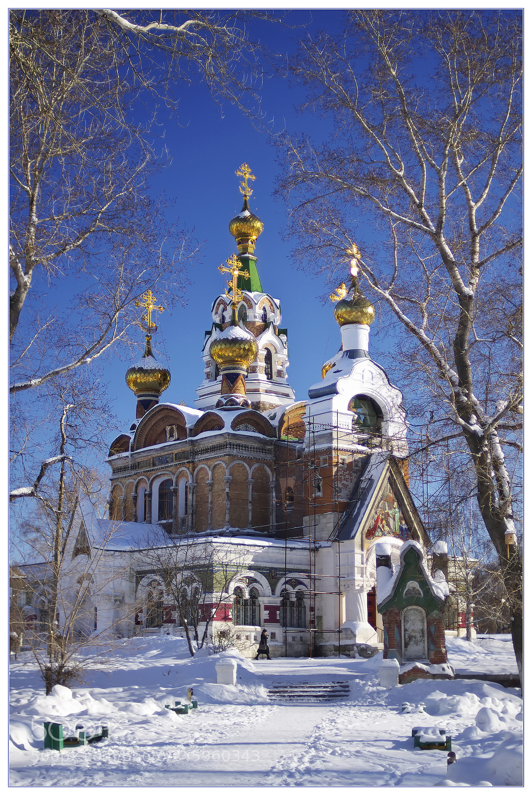 Pentax K-5 sample photo. Church - winter photography