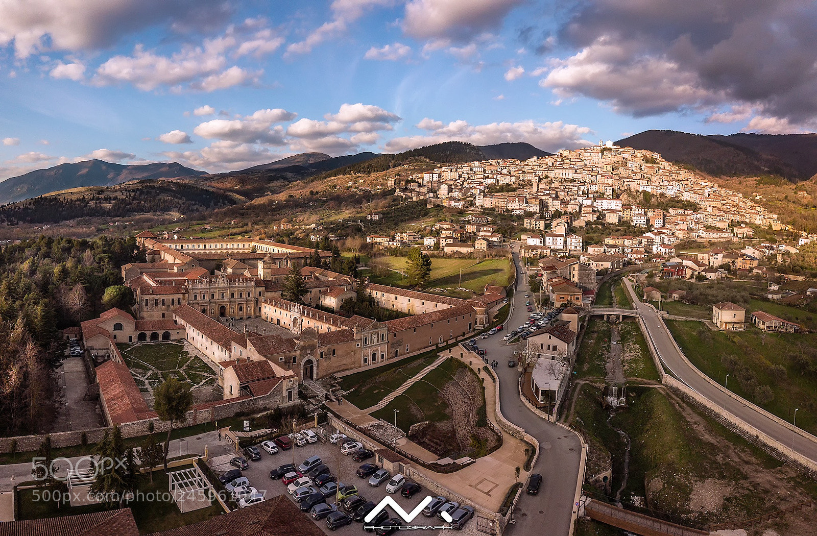 DJI FC220 sample photo. Certosa di san lorenzo photography