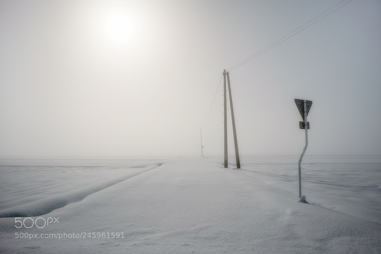 Sony a7R II sample photo. A white road photography