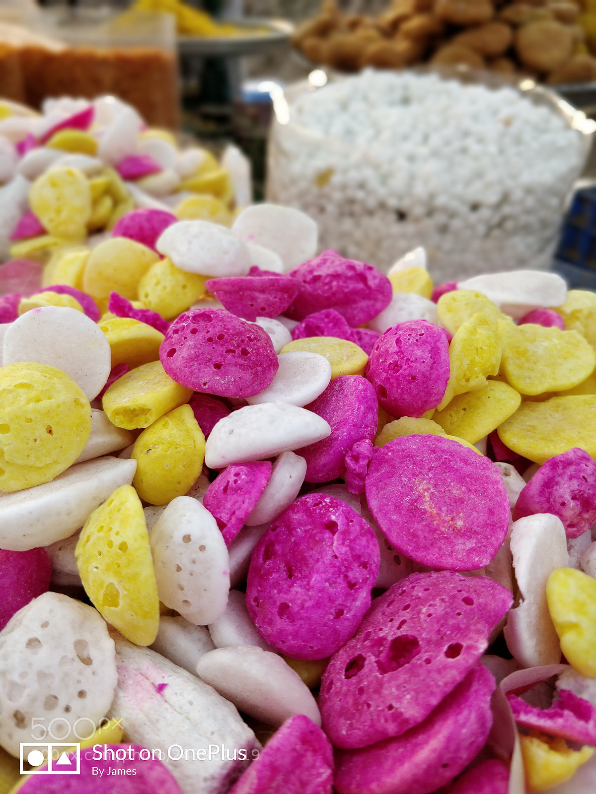 OnePlus 5T sample photo. Sugar candie's pink white photography