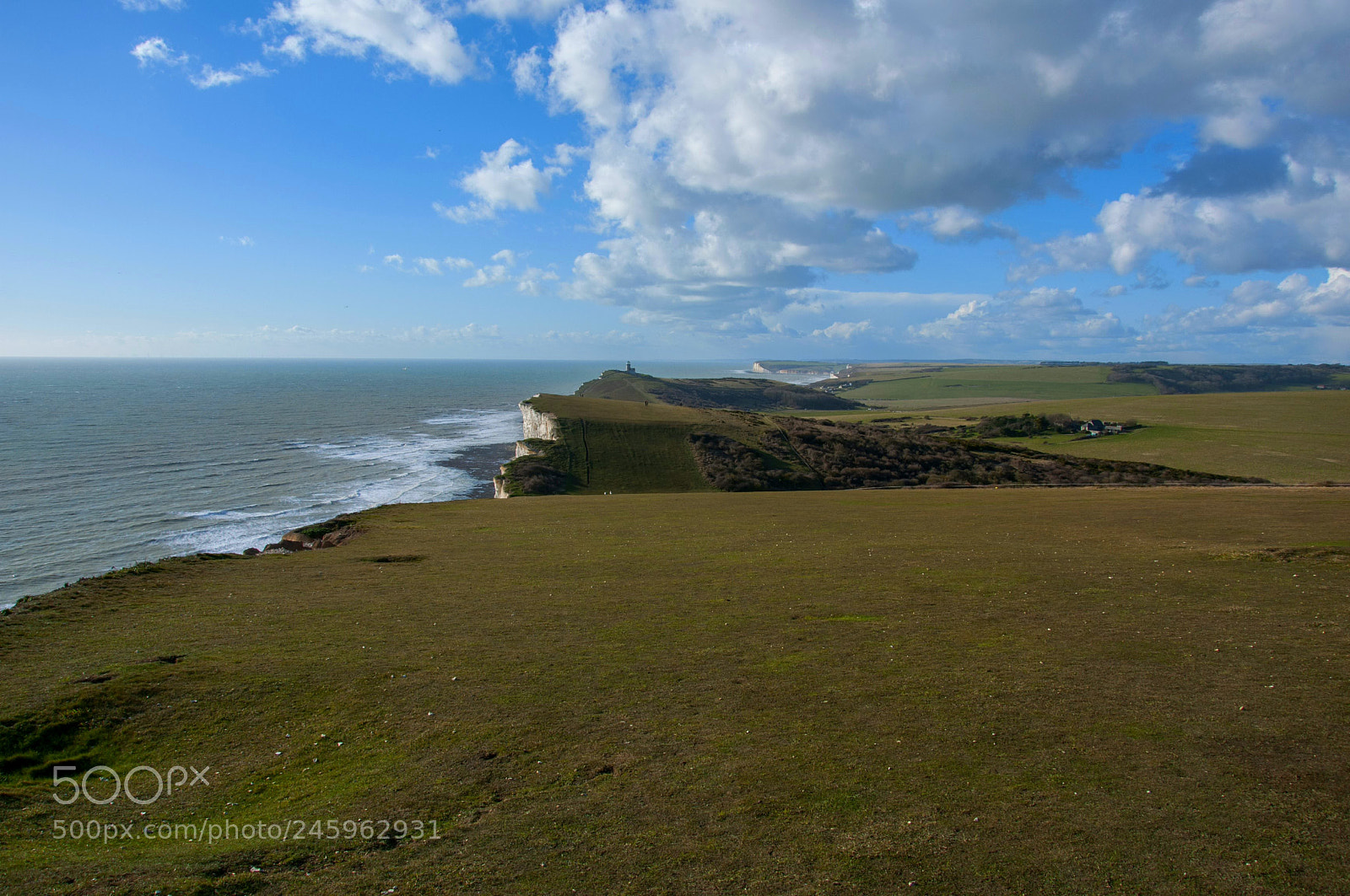 Nikon D90 sample photo. Eastbourne cliffs photography