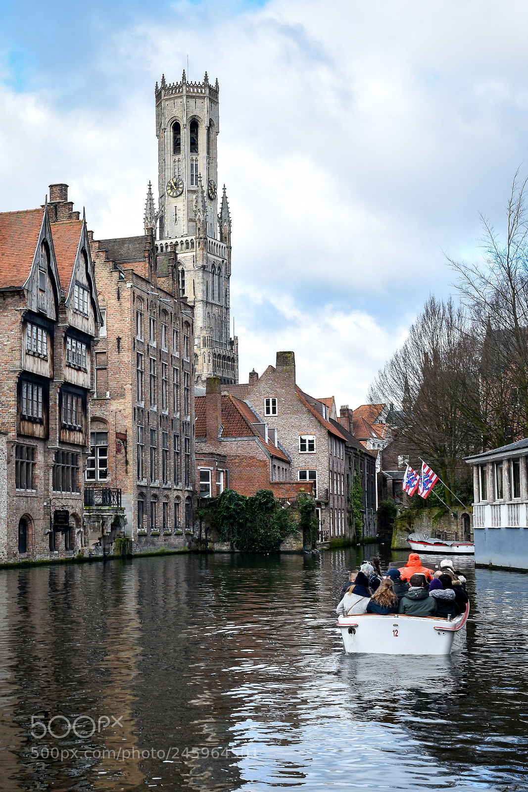 Nikon D7200 sample photo. Bruges boat photography