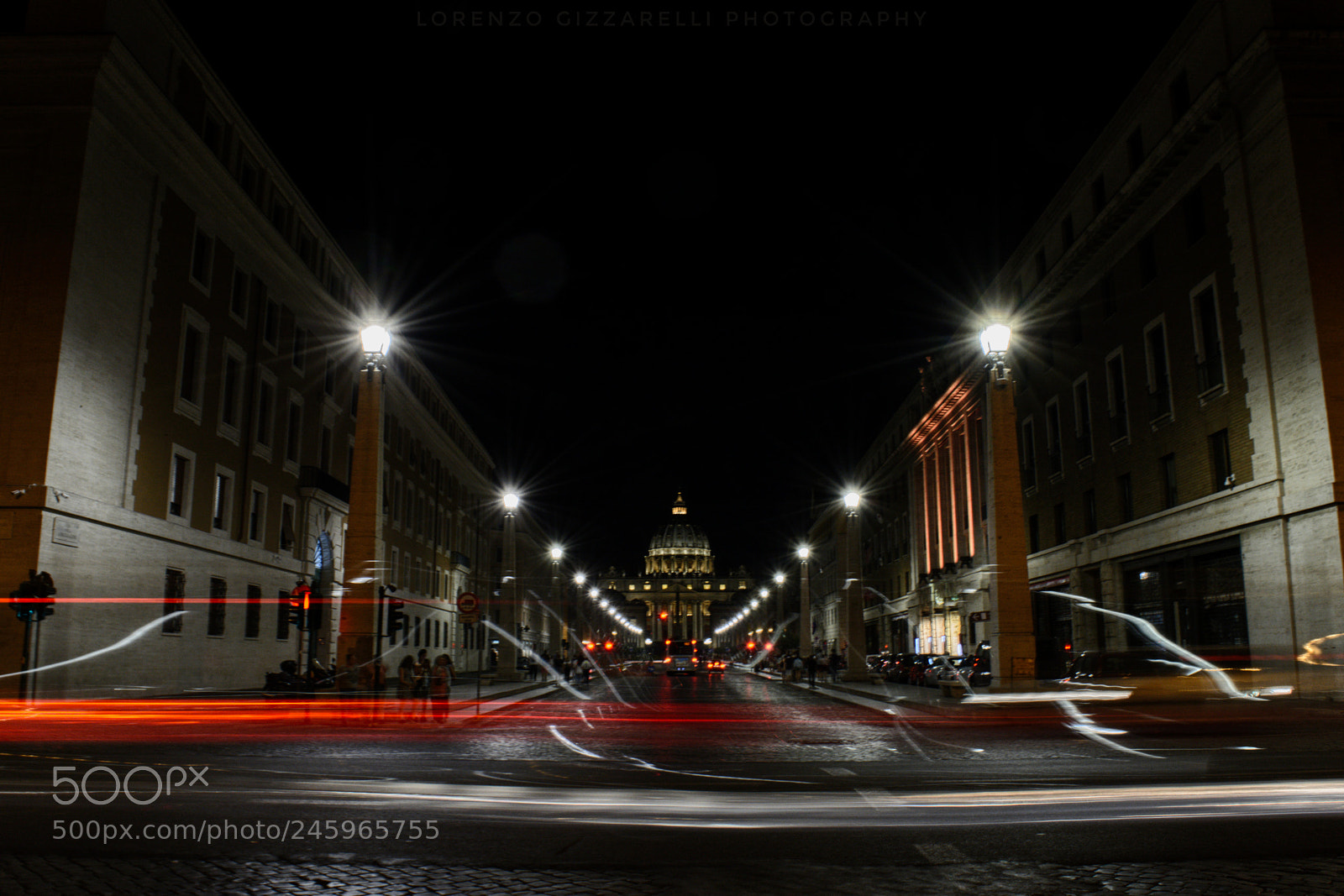 Nikon D5200 sample photo. San pietro's light trail photography