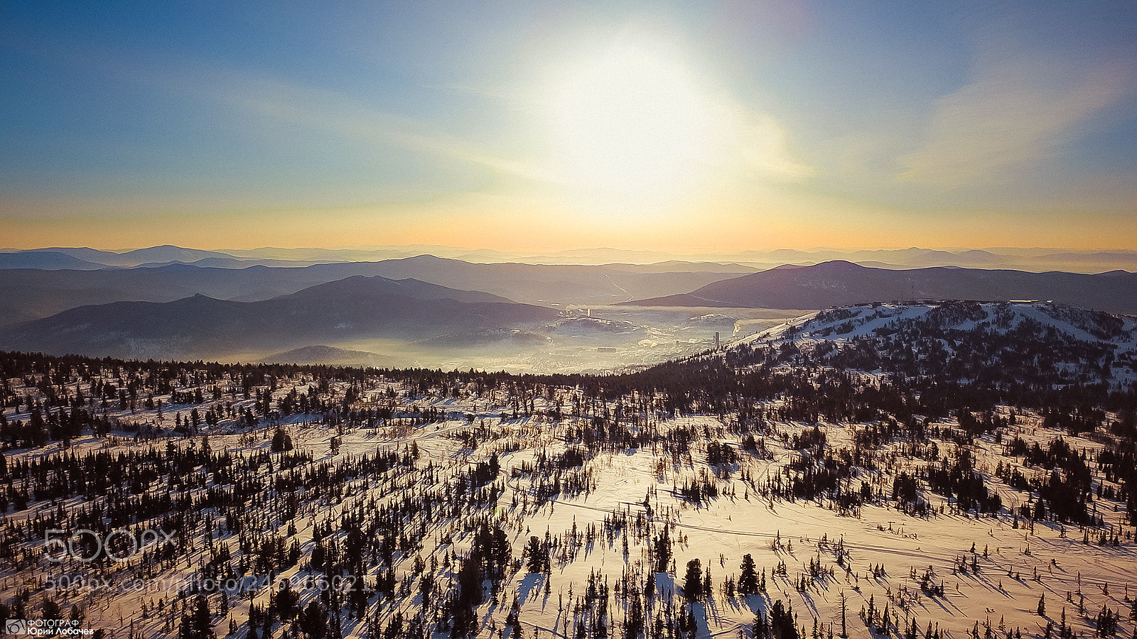 DJI FC220 sample photo. Красивый Шерегеш photography