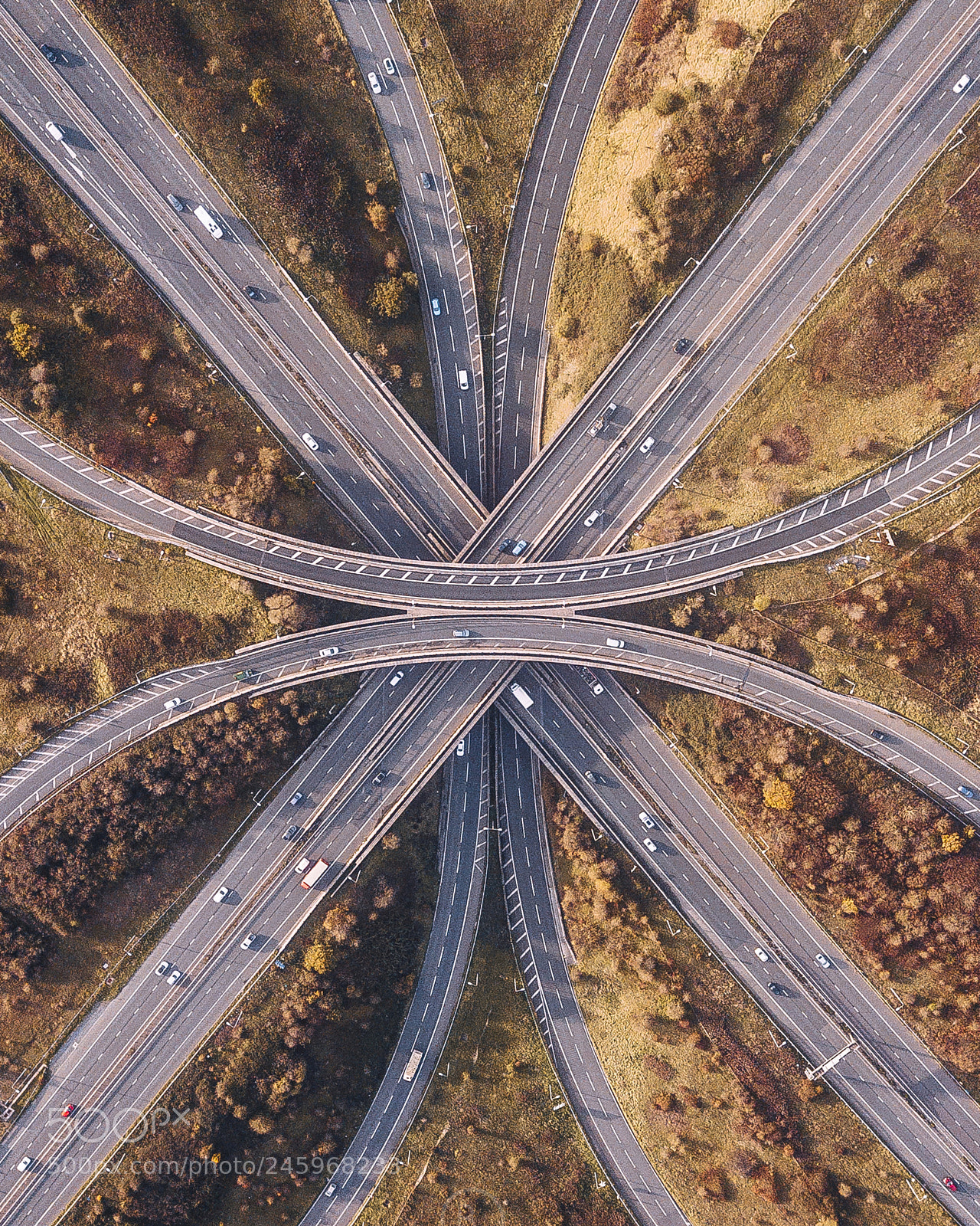 DJI FC220 sample photo. Highways photography