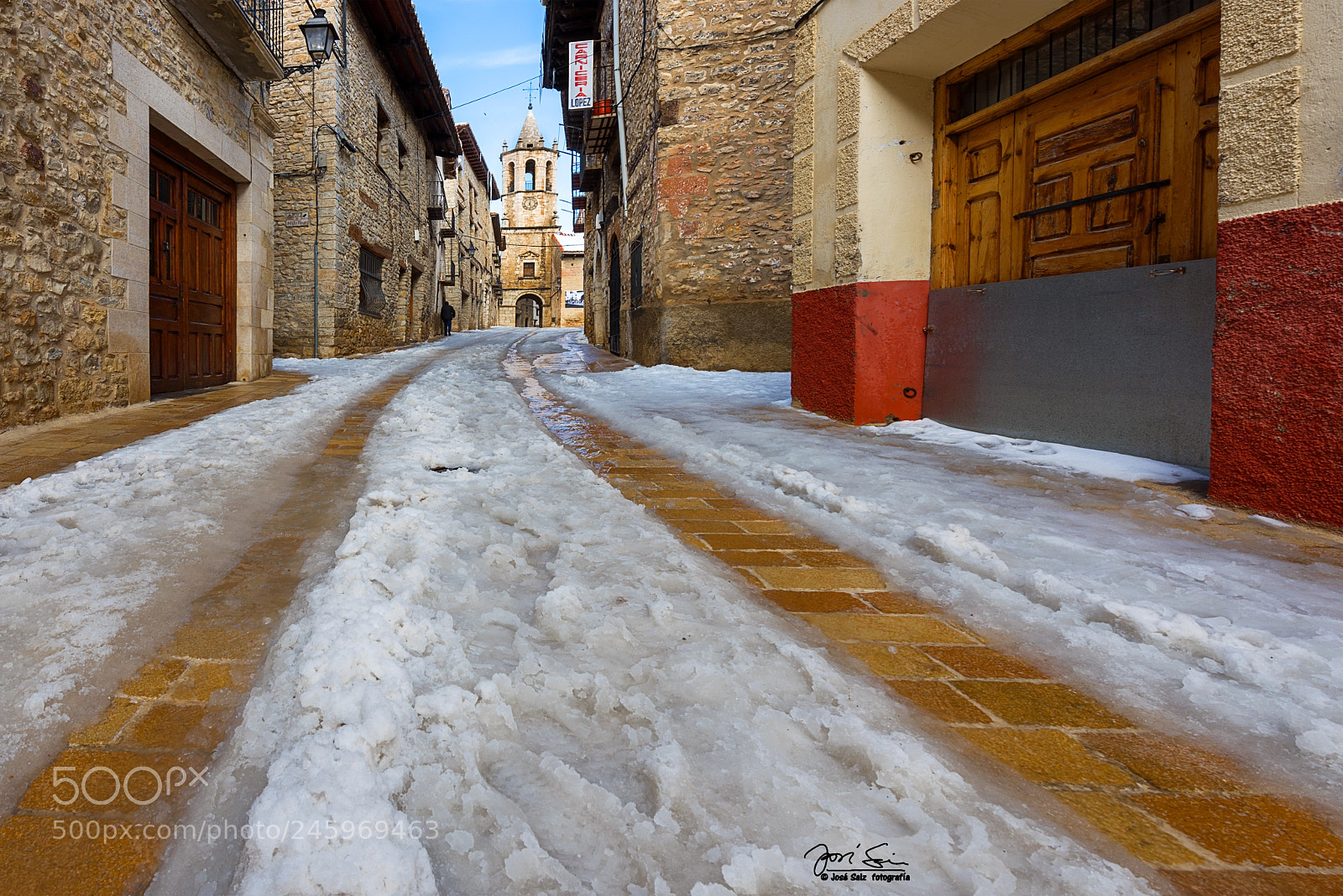 Nikon D810 sample photo. Calles de hielo photography
