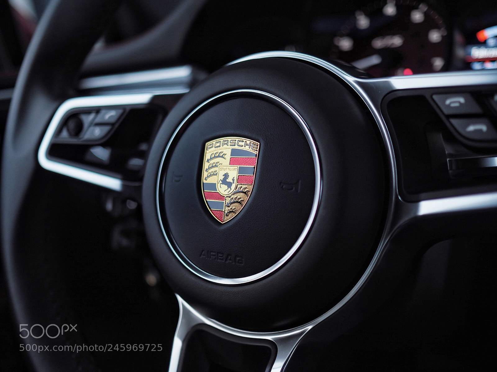 Olympus PEN-F sample photo. Porsche macan gts photography