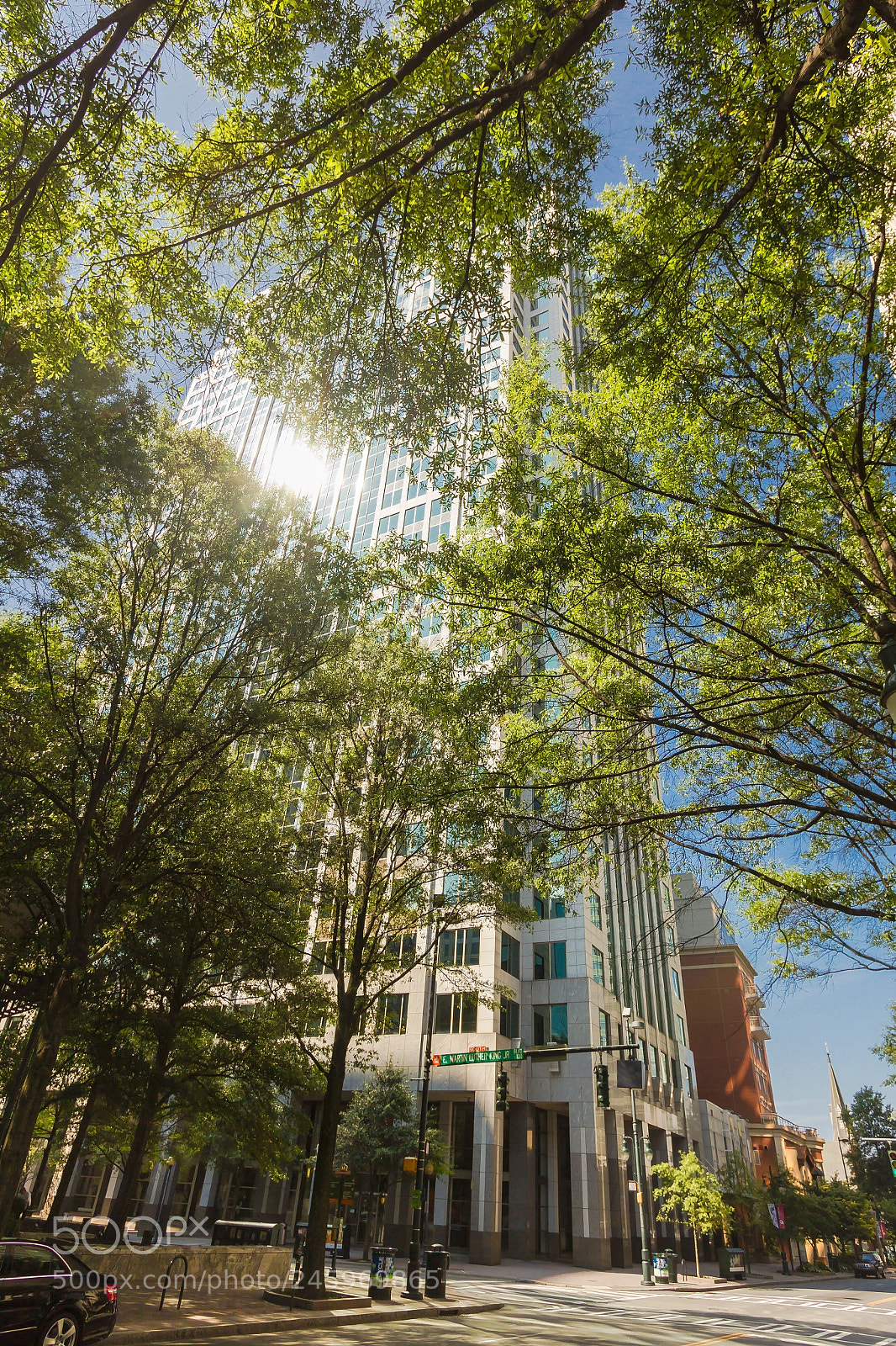 Canon EOS 60D sample photo. Three wells fargo center photography