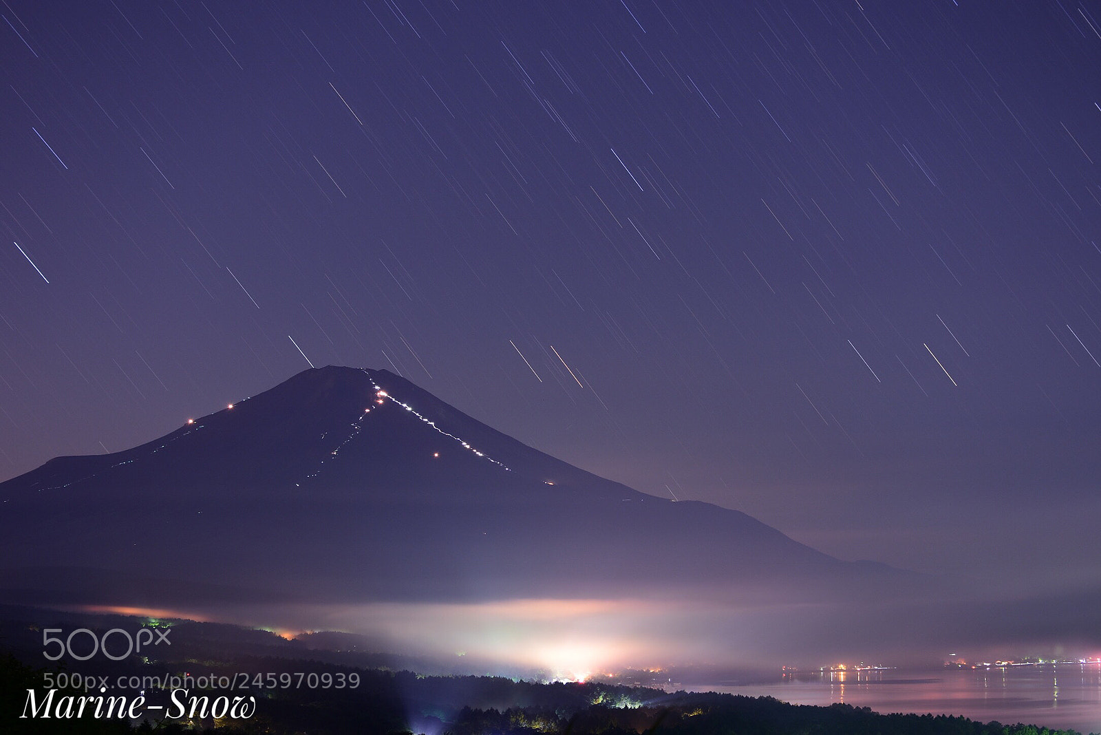 Nikon D7200 sample photo. Mt.fuji and mountain climbers photography