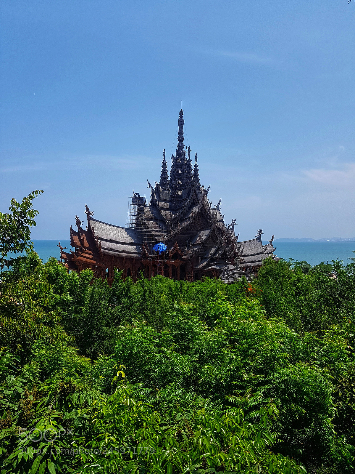 Samsung Galaxy S7 Edge sample photo. Sanctuary of truth pattaya photography