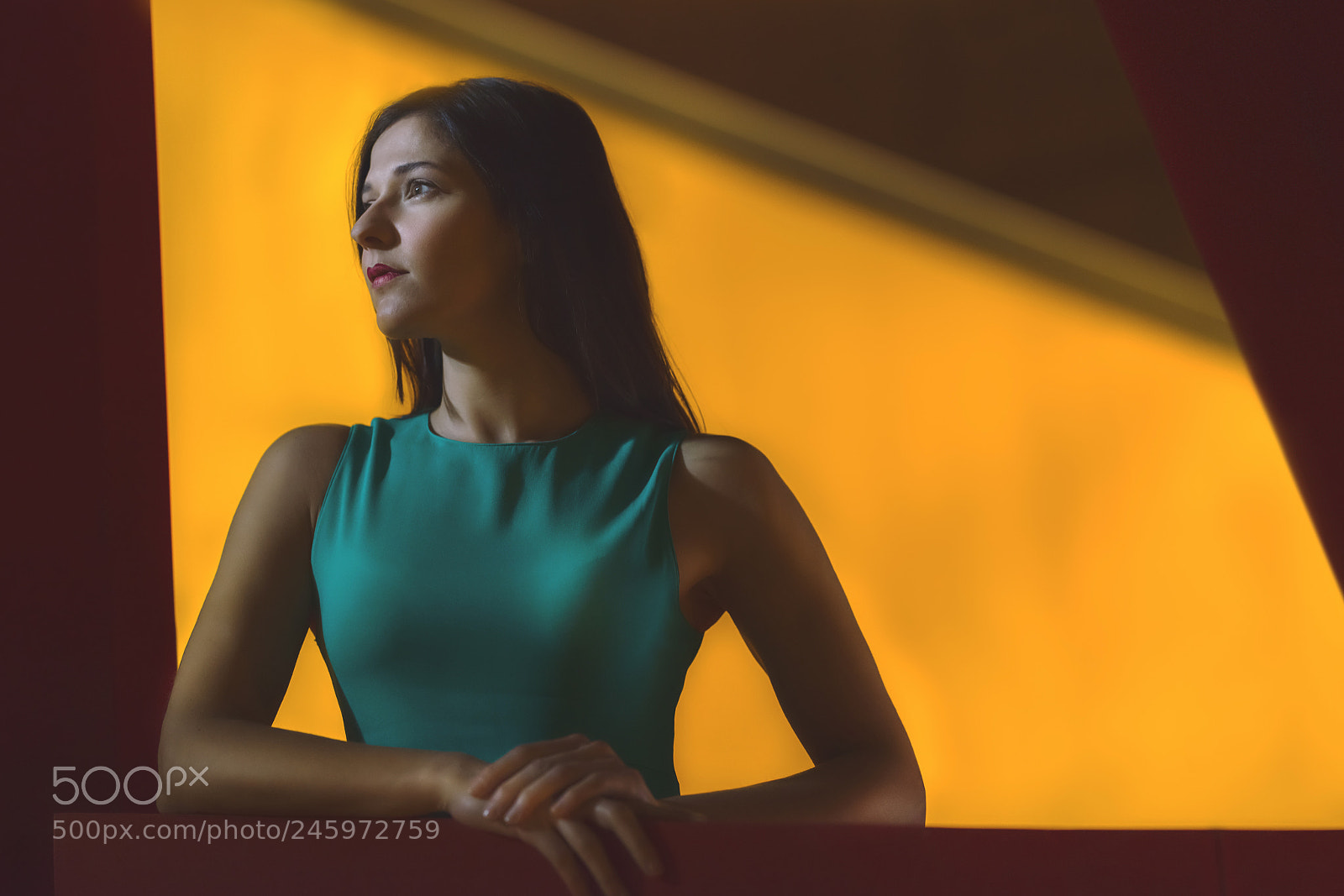 Nikon D800 sample photo. Woman in a architecture photography