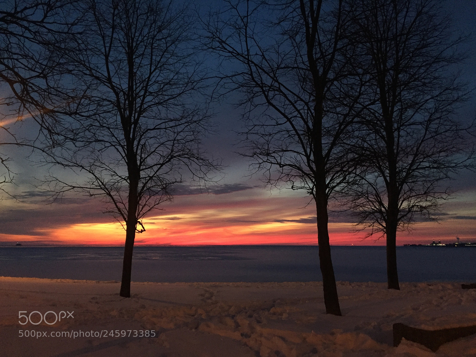 Apple iPhone 6 sample photo. 2018-0213.06-chicago winter sunrise photography