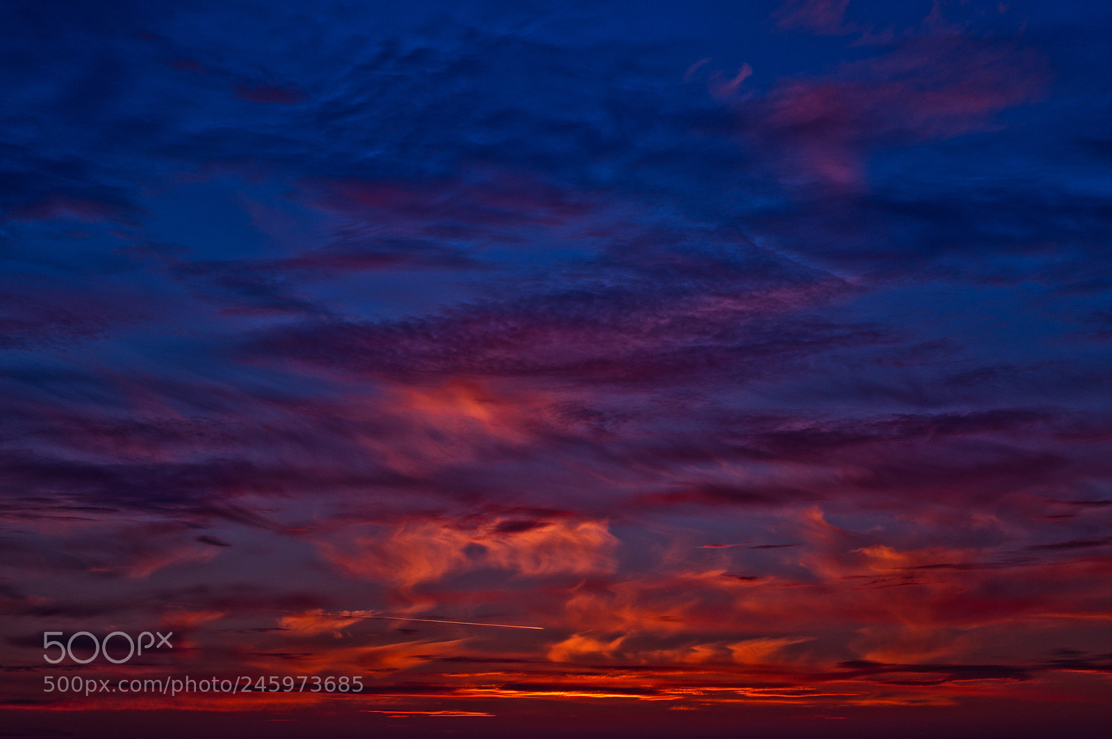 Pentax K-7 sample photo. Sunset sky photography