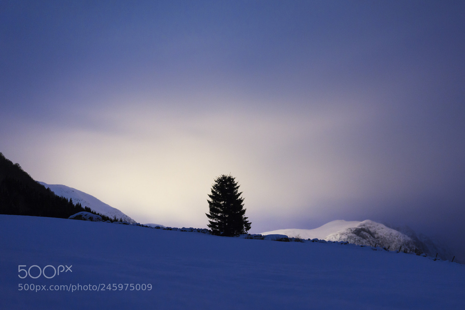 Sony a5100 sample photo. Blue silhuette photography