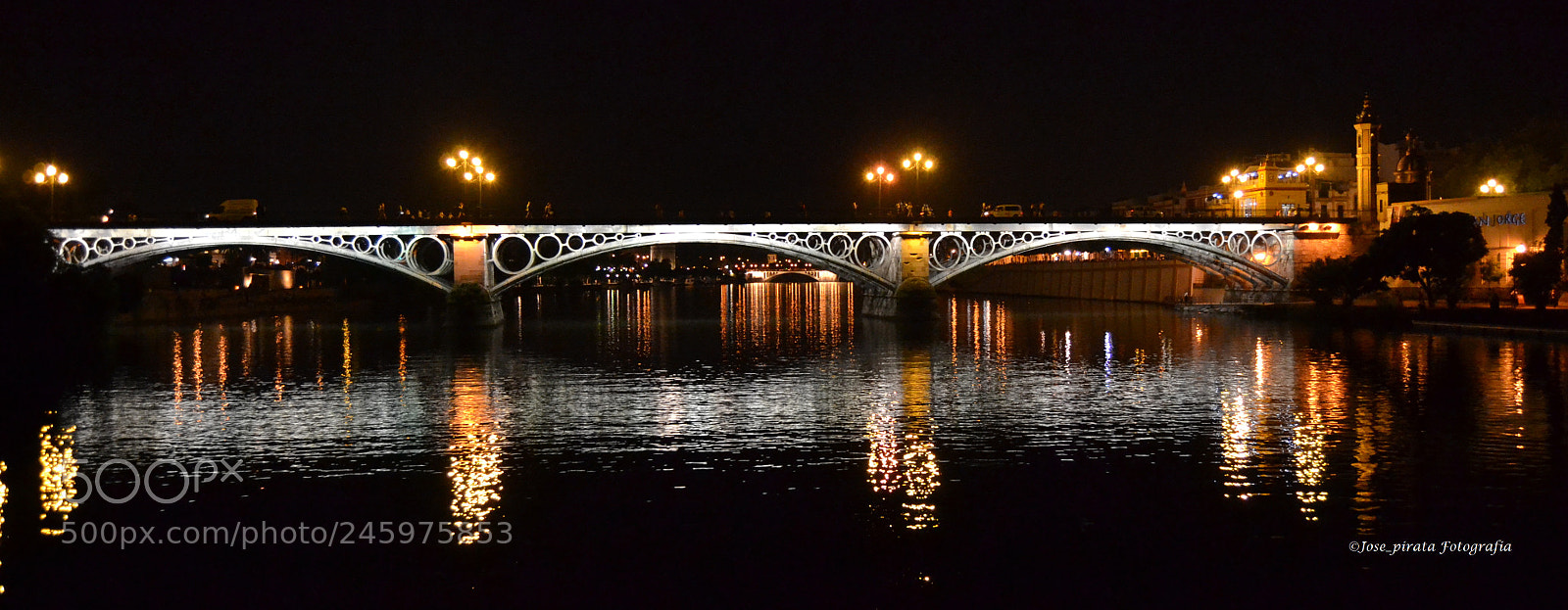 Nikon D3100 sample photo. Puente de triana photography