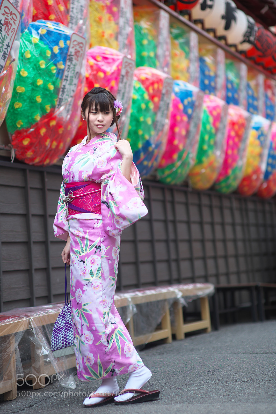 Nikon D850 sample photo. Kimono portrait photography