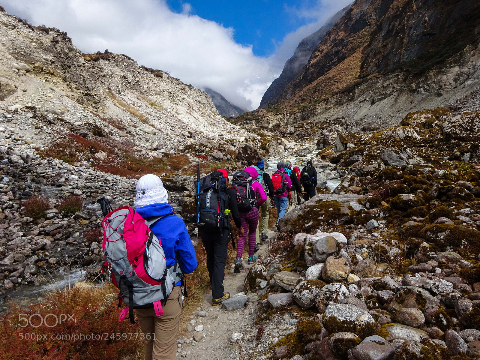 Sony Cyber-shot DSC-WX350 sample photo. Hiking the himalayas, day photography