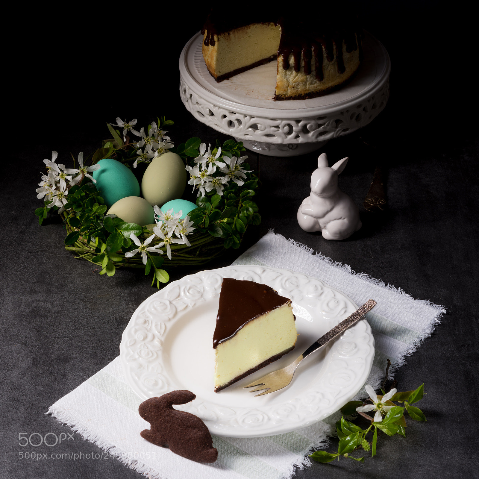 Nikon D810 sample photo. Spring cheese cake with photography