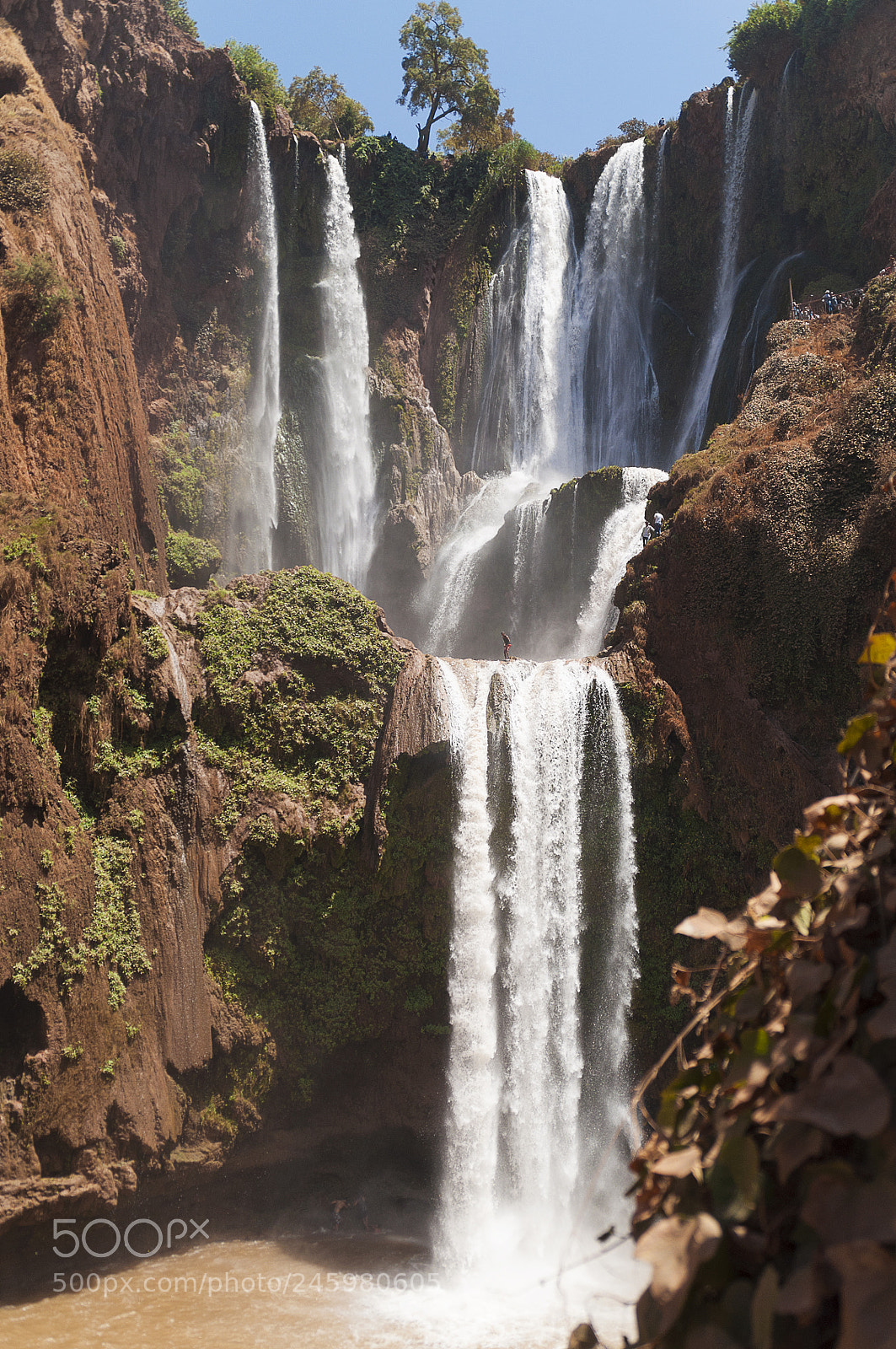 Nikon D5000 sample photo. Cascadas de ouzoud photography