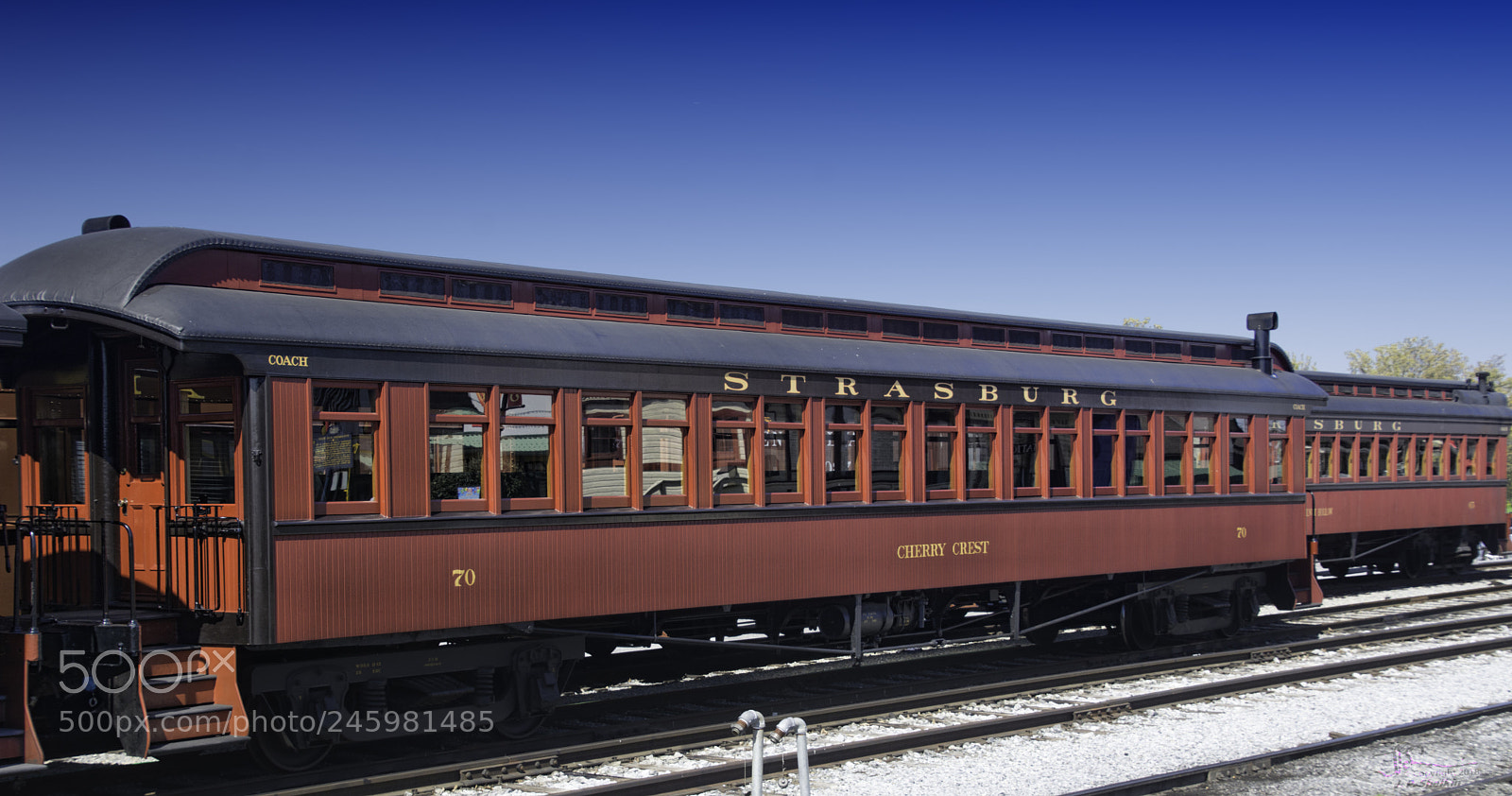 Nikon D7100 sample photo. Strasburg rr cars photography