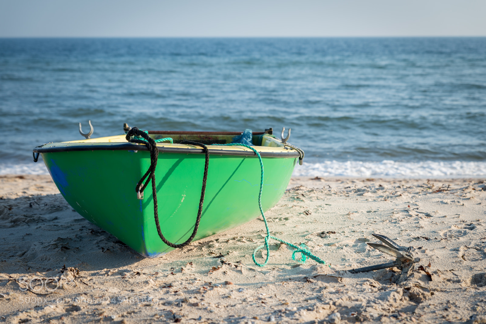 Nikon D610 sample photo. Green boat photography