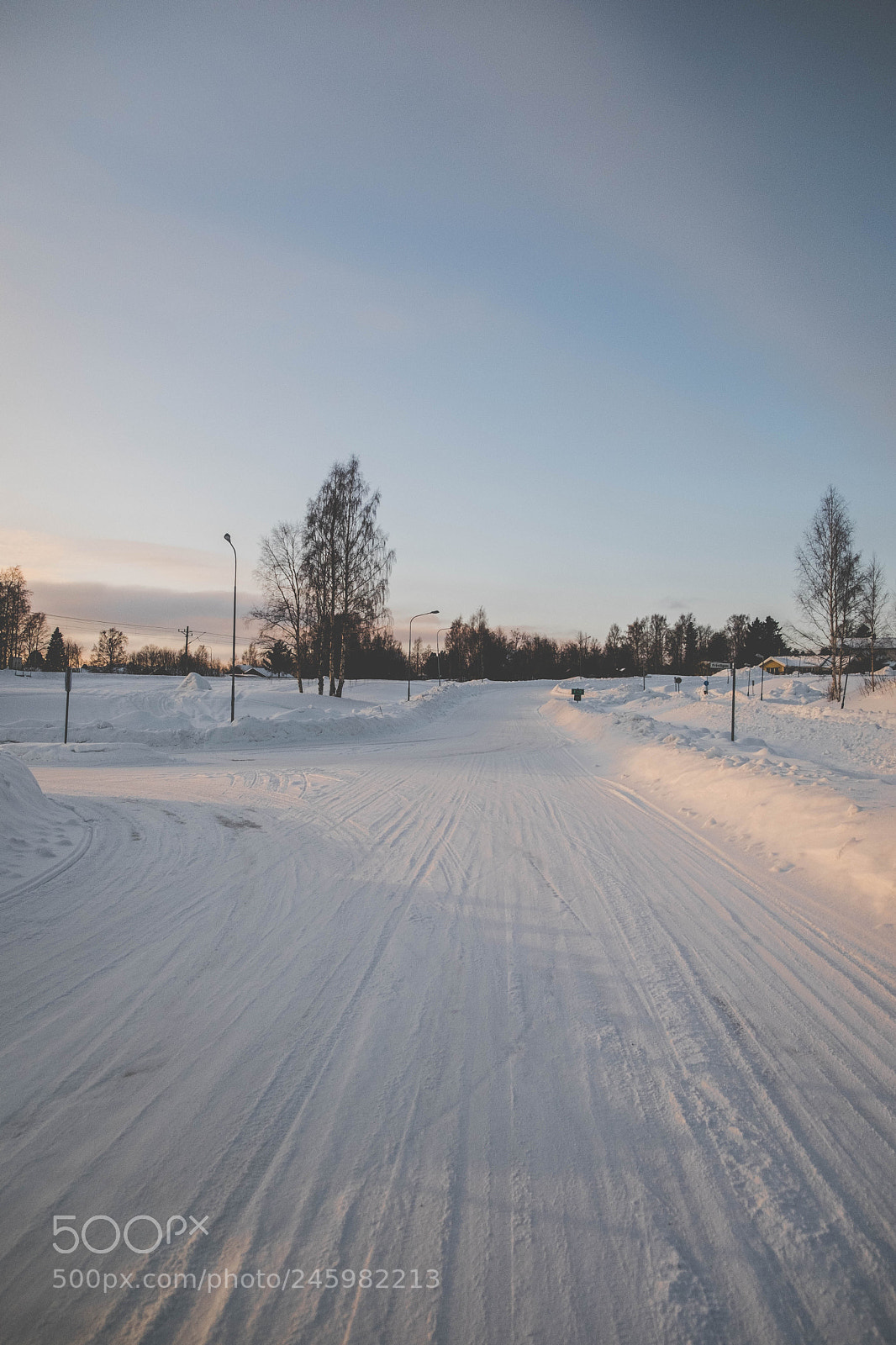 Fujifilm X-T20 sample photo. Winter road photography