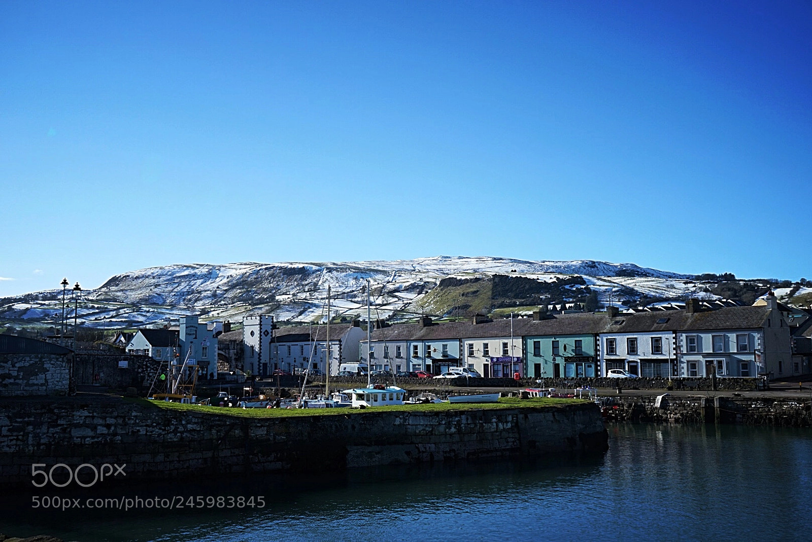 Sony a7 sample photo. 3 views of carnlough photography