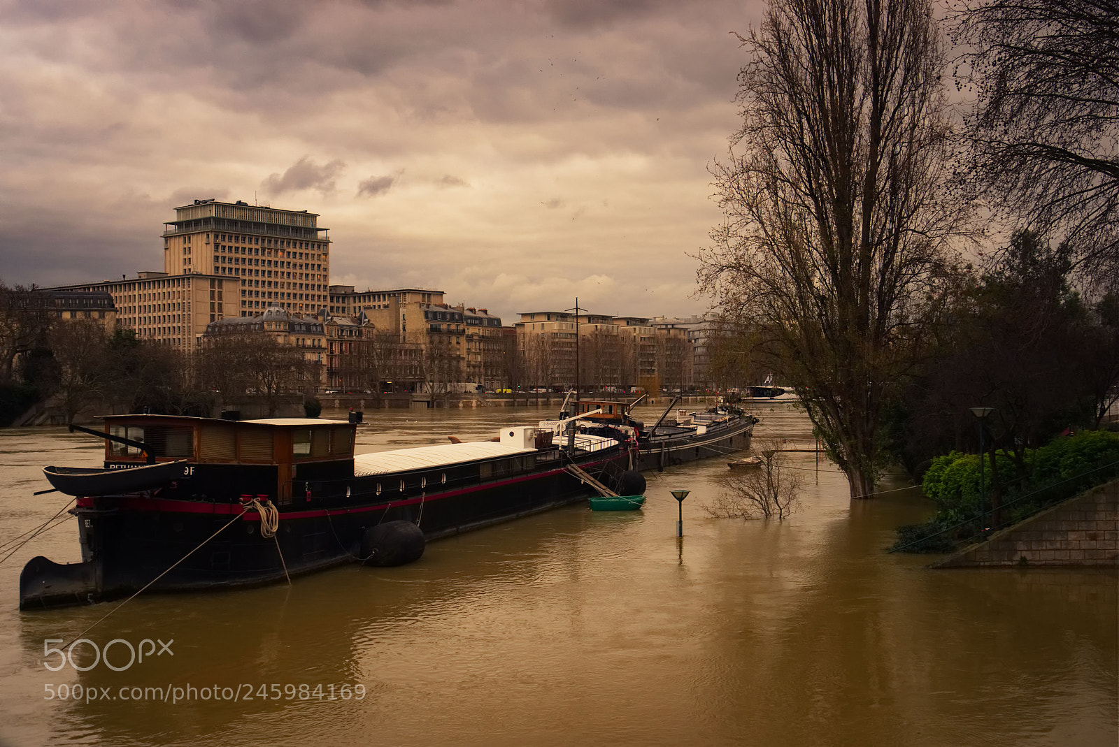 Sony a7 sample photo. Seine overflow photography
