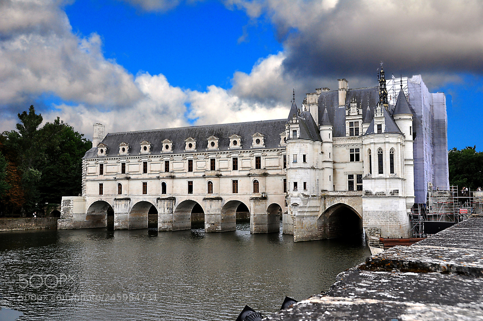 Nikon D90 sample photo. Chenonceau castle (loire valley) photography
